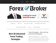 Tablet Screenshot of forexobroker.com